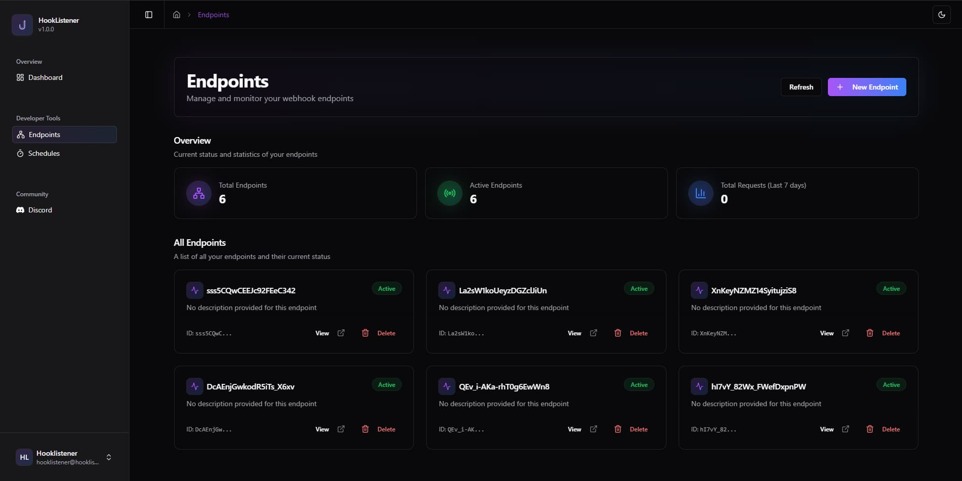 Debug Interface - Visual webhook debugging tool